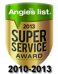 Angies List Super Service Award 2010-2013 - Handyman Home Improvement Award Winner for Cary, Durham, Raleigh
