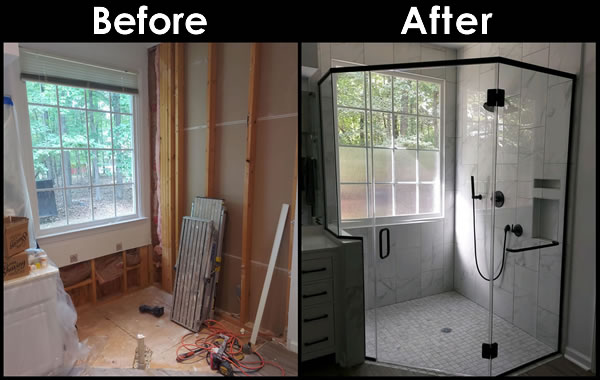 Raleigh Bathroom Shower Remodeling | Bath Shower Replacement Makeover Renovation Services