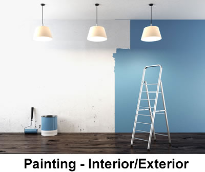 Handyman Services: Interior House Painting Contractors, Residential Kitchen and Bathroom