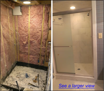 Raleigh NC Shower Remodeling | Bath Tub to Shower Remodel Makeover Renovation Services